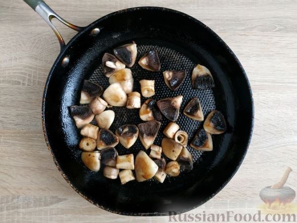 Котлеты из свинины с грибами (в духовке)