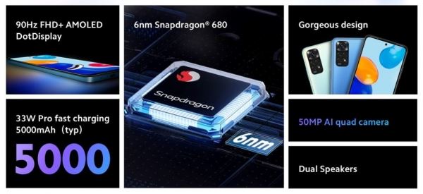 Redmi Note 11S — самый дешевый смартфон со 108 Мп матрицей